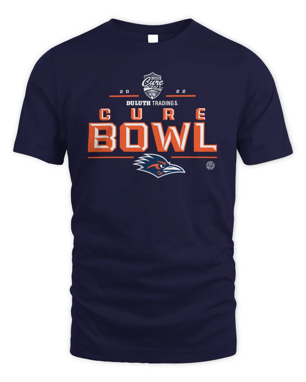 Cure Bowl Merch Utsa Roadrunners Tee Unisex Standard T-Shirt navy s