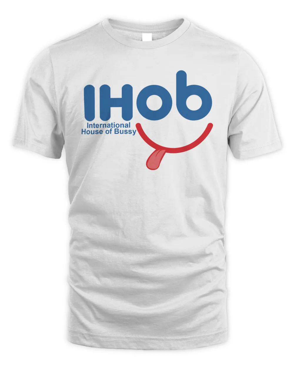 Ihob International House Of Bussy Logo Shirt White Unisex Standard T-Shirt white s