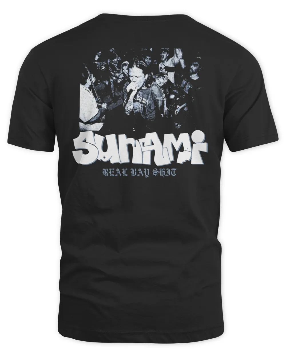 Sunami Merch Real Bay Shit Live Black Shirt Unisex Standard T-Shirt black s