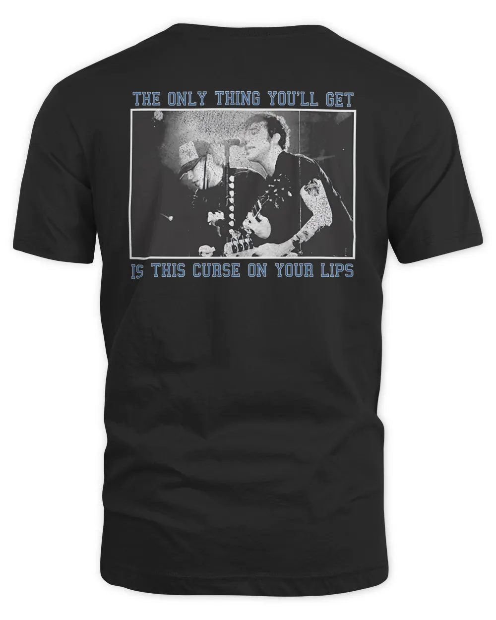 FOB Chicago Softcore The Only Thing You'll Get Is This Curse On Your Lips T Shirt Unisex Standard T-Shirt black s