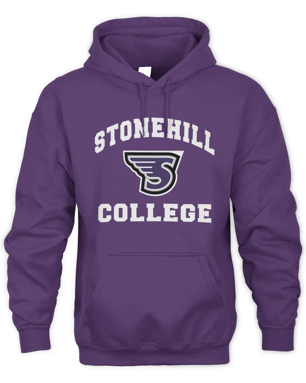 Stonehill College Athletics Logo Hoodie Sweatshirt Unisex Hoodie purple s