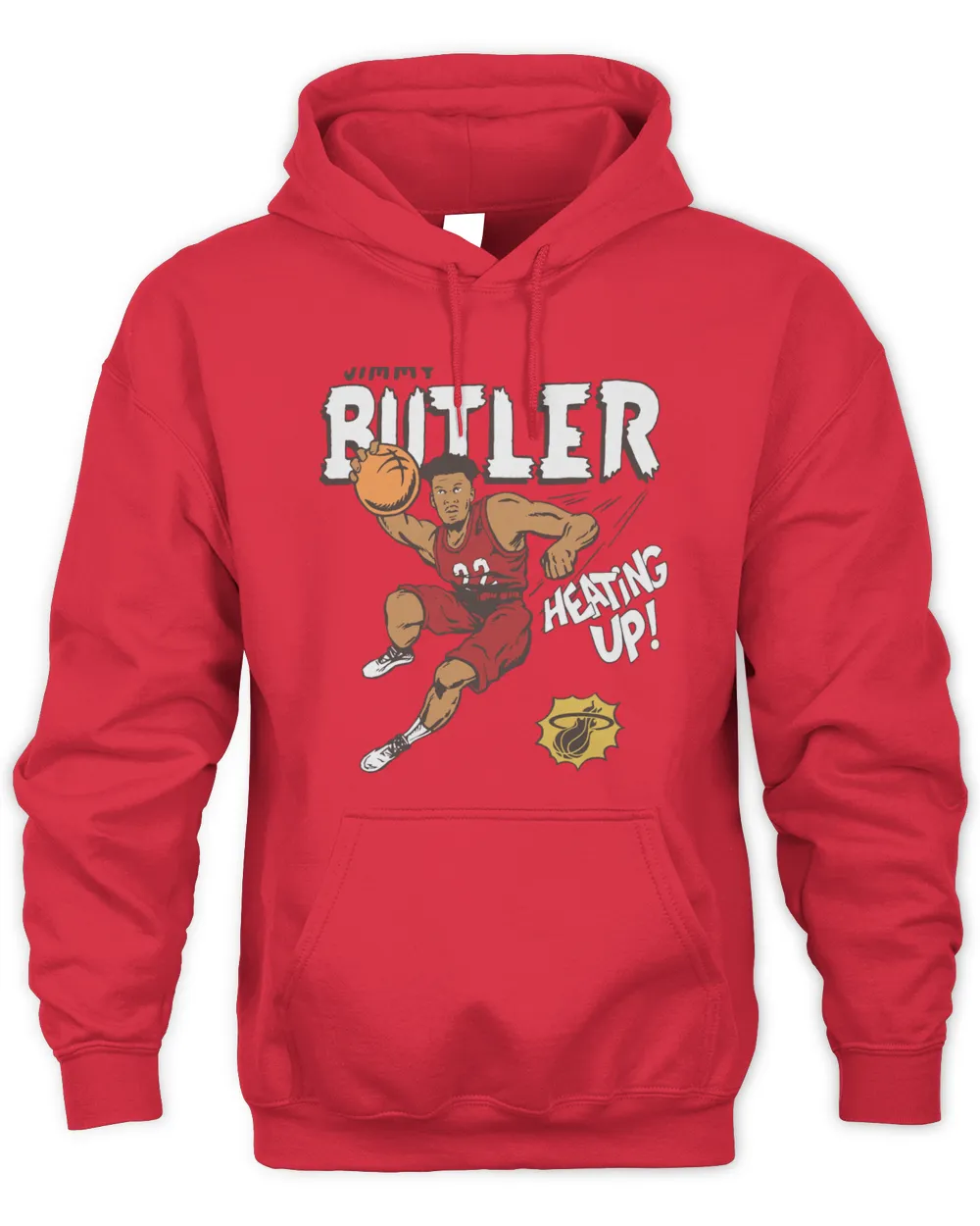 Miami Heat Comic Book Jimmy Butler Homage Shop Red Shirt Unisex Hoodie red s