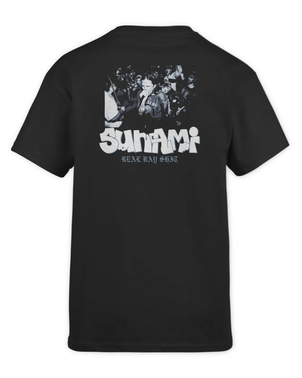 Sunami Merch Real Bay Shit Live Black Shirt Kids Standard T-Shirt black xs