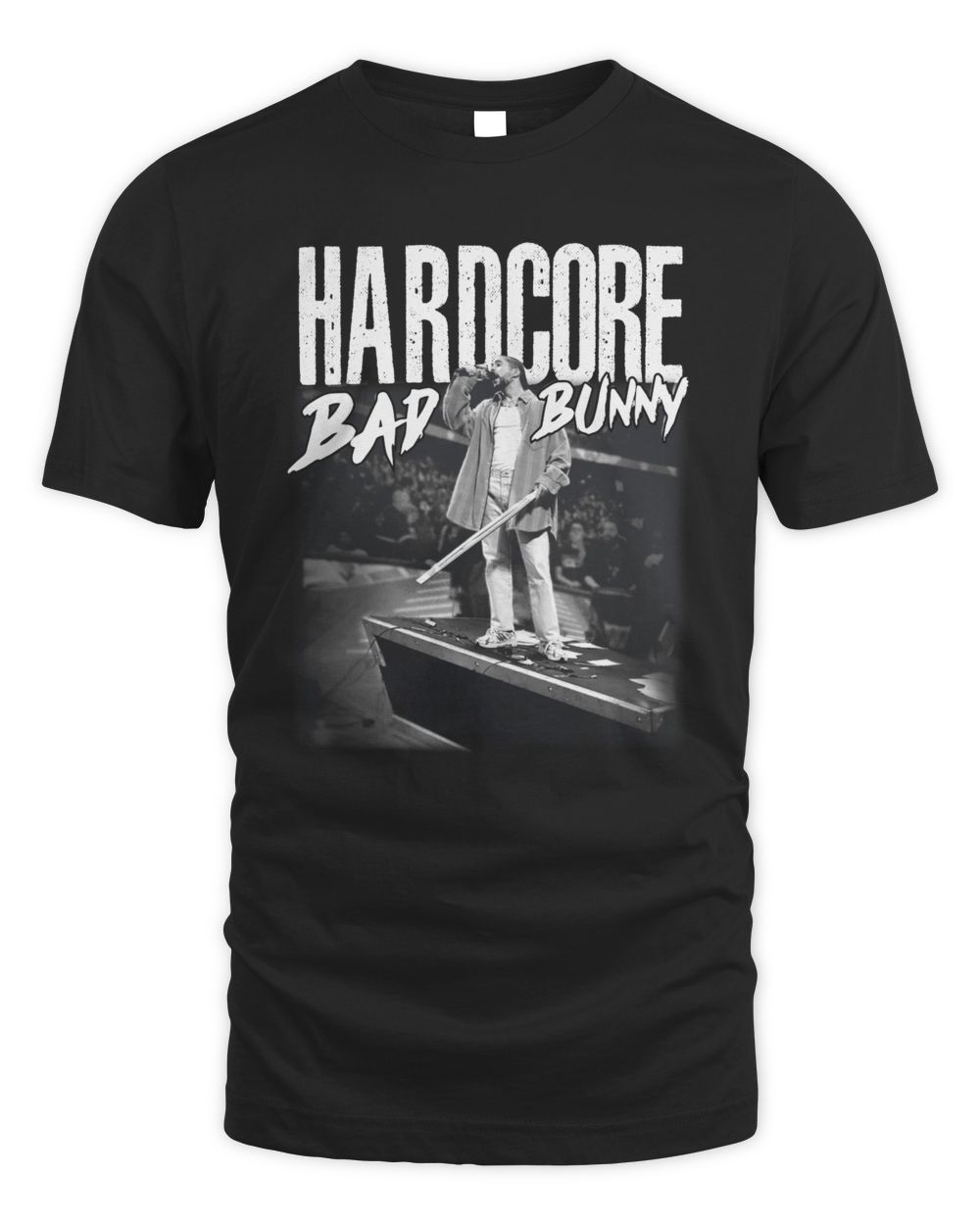 Wwe Shop Bad Bunny Announcer's Table T-Shirt Black Unisex Standard T-Shirt black s