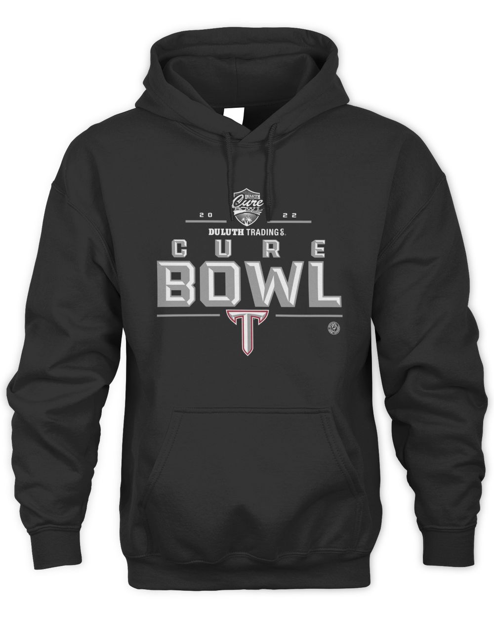 Official Ncaa Troy Trojans Cure Bowl Hoodie Unisex Hoodie black s