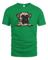 Animal Dog Bull Mastiff Shirt Unisex Standard T-Shirt irish-green s