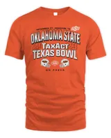Oklahoma State Cowboys Orange 2023 Taxact Texas Bowl Dec 27 Houston, TX Shirt Unisex Standard T-Shirt orange s