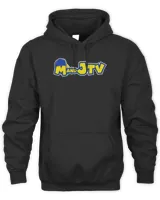 Mandjtv Merch Logo Hoodie Black Unisex Hoodie black s