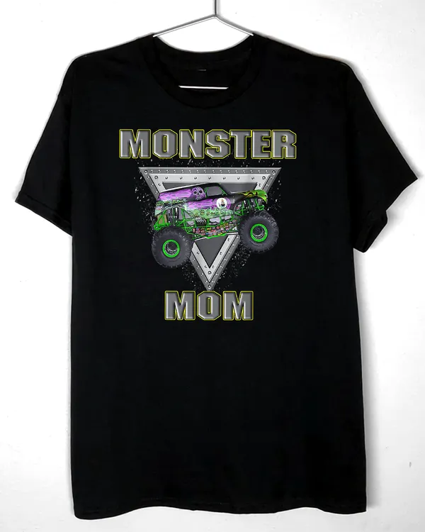 Monster Truck Mom Monster Truck Are My Jam Truck Lovers T-Shirt